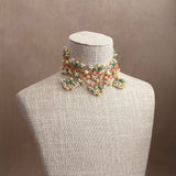 Areeba Jade Pink Choker Set