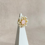 Paige Pink Crystal Ring