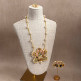 Areej Statement Pink Olive Mala Set