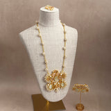 Areej Statement Peach Mala Set