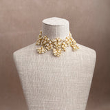 Areeba White Pearl Choker Set