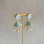 Rainbow Crystal Drop Earrings - Ahseya & Co