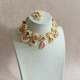 Maysun Pink Necklace Set - Ahseya & Co