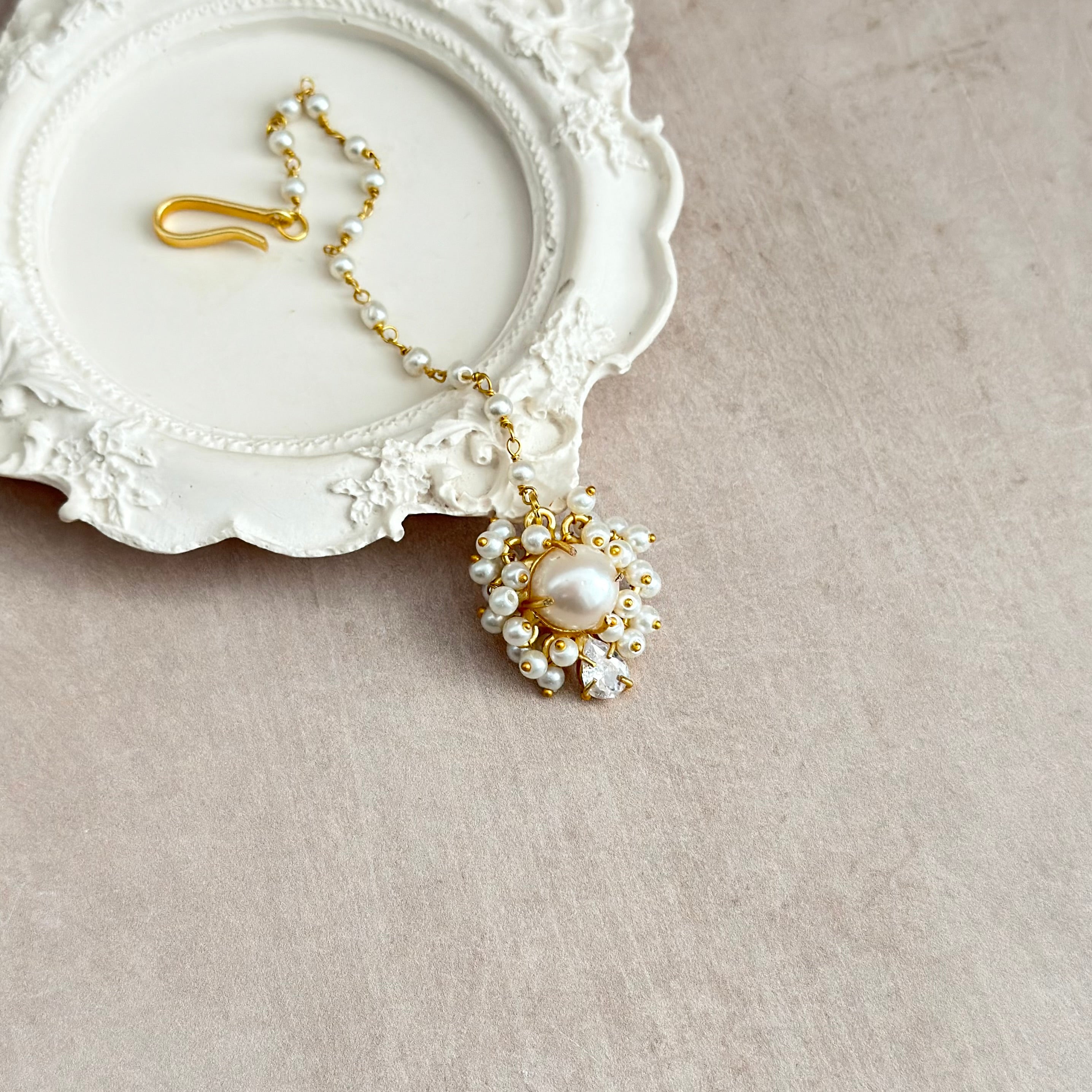 Pearl Crystal Tikka - Ahseya & Co