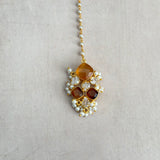 Eve Espresso Crystal Necklace Set - Ahseya & Co