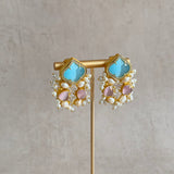 Jayda Blue Pink Stud earrings