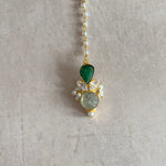 Kaelani Green Crystal Necklace Set - Ahseya & Co