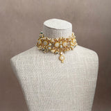 Fatima Moonstone Choker Jewellery Set