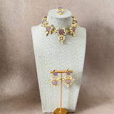 Miah Lilac Choker Set