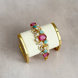 Vayda Pink Crystal Bracelet - Ahseya & Co