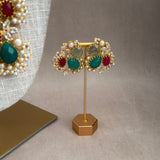 Areej Statement Green Mala Set