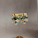 Qamara Green Crystal Choker Set - Ahseya & Co