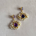 Twinkle Purple Drop Earrings - Ahseya & Co