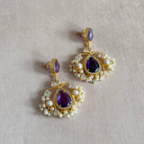 Twinkle Purple Drop Earrings - Ahseya & Co