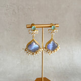 Jude Purple Drop Earrings - Ahseya & Co