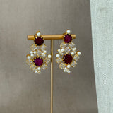 Miah Ruby Crystal Choker Set - Ahseya & Co