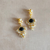 Ezmay Black Pearl Drop Earrings - Ahseya & Co