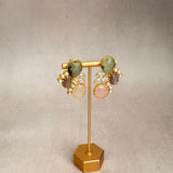 Areej Rose Mint Necklace Set