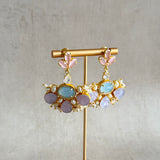 Helin Lilac Pink Drop Earrings