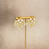 Rahma Pearl Crystal Stud Earrings