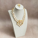 Yasmine Rose Pearl Necklace Set - Ahseya & Co