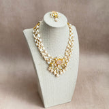 Yasmine Rose Pearl Necklace Set - Ahseya & Co