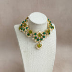 Eve Green Crystal Necklace Set - Ahseya & Co
