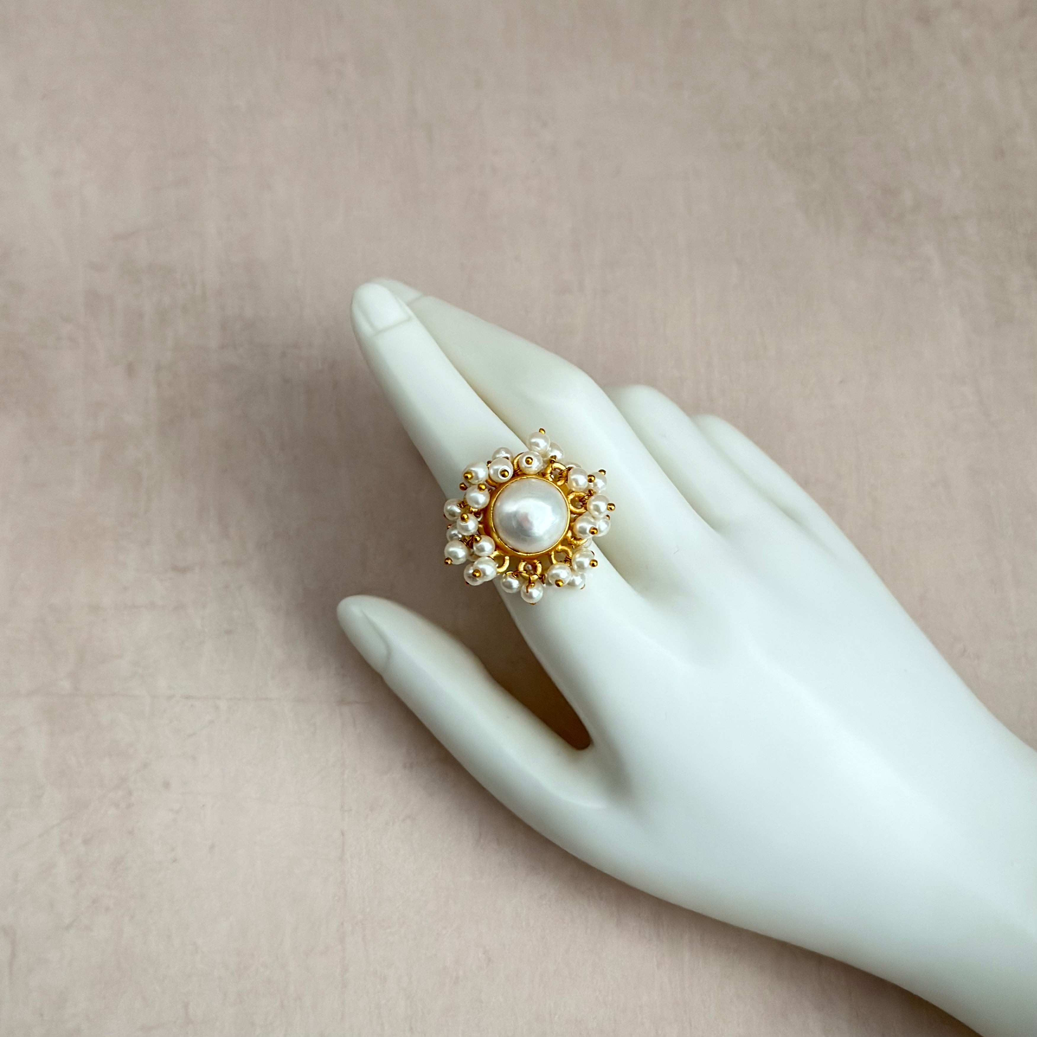 Indie Pearl Ring - Ahseya & Co