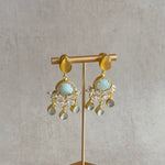 Liv Jade Amber Drop Earrings - Ahseya & Co