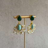 Jade Green Drop Earrings