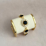 Aleeza Black Crystal Bracelet - Ahseya & Co