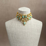 Sorrento Jade Kundan Choker Set