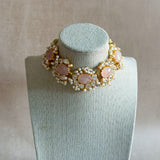 Inaliya Rose Crystal Choker Set