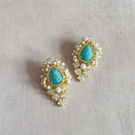 Starlit Crystal Stud Earrings - Ahseya & Co