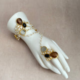 Areej Black Grey Hand Harness