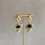 Ezmay Black Pearl Drop Earrings - Ahseya & Co