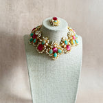 Vayda Jade Pink Necklace Set - Ahseya & Co