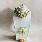 Vayda Jade Pink Necklace Set - Ahseya & Co