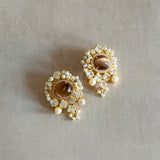 Priya Brown Stud Earrings