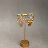 Azura Peach Crystal Necklace Set
