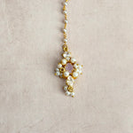 Qamara Pink Crystal Choker Set - Ahseya & Co