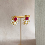 Carmen Fuchsia Pearl Necklace Set - Ahseya & Co