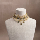 Liyana Olive Crystal Choker Set