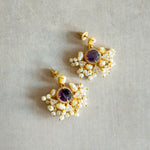 Idalia Purple Drop Earrings - Ahseya & Co
