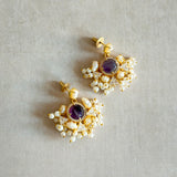 Idalia Purple Drop Earrings - Ahseya & Co