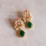 Kenzie Green Crystal Drop Earrings - Ahseya & Co