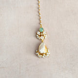 Halle Mint Pearl Necklace Set - Ahseya & Co