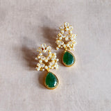 Kenzie Green Crystal Drop Earrings