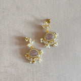 Amali Crystal Drop Earrings - Ahseya & Co