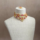 Verona Amber Pink Choker Set